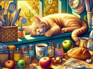 Jigsaw Puzzle «Midday nap»