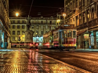 Пазл «Midnight tram»