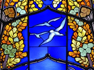 Quebra-cabeça «Flight in stained glass»