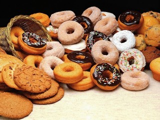 Jigsaw Puzzle «Doughnuts and cookies»