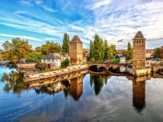 Jigsaw Puzzle «Pont Couver Strasbourg»