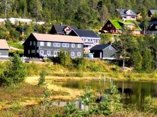 Пазл «Поселок в Норвегии»
