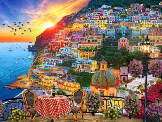 Quebra-cabeça «Positano Italy»