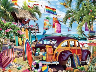 Puzzle «Afternoon paradise»