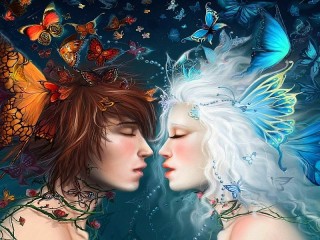 Пазл «Поцелуй бабочки»
