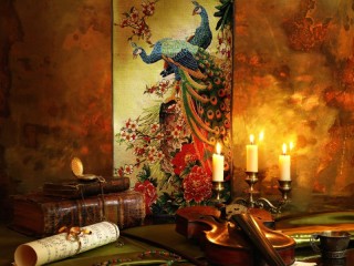 Jigsaw Puzzle «By candlelight»