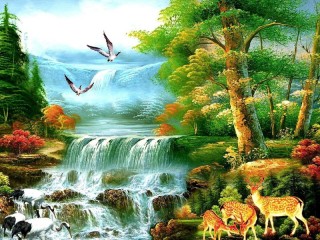 Jigsaw Puzzle «Nature and animals»