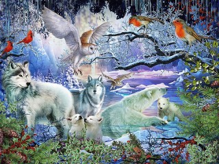 Jigsaw Puzzle «The nature of the North»