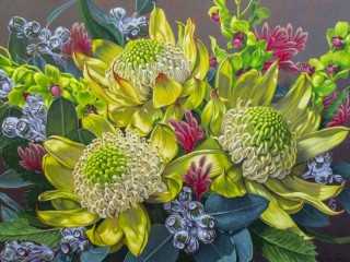 Slagalica «Protea in a bouquet»