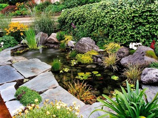 Jigsaw Puzzle «The pond in the garden»