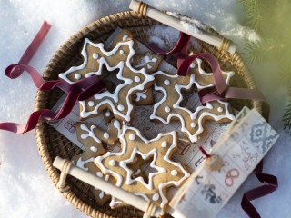 Jigsaw Puzzle «Gingerbread stars»