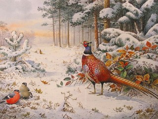 Puzzle «Birds in the forest»