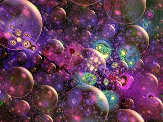 Пазл «Bubbles in space»