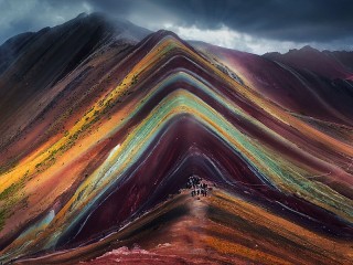 Bulmaca «Rainbow mountain»