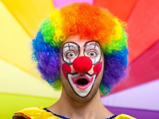Пазл «Rainbow the clown»