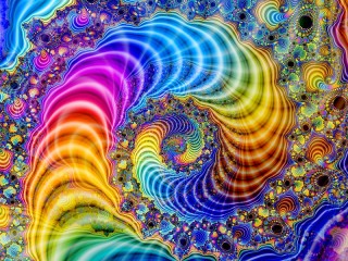 Jigsaw Puzzle «Rainbow fractal»