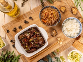 Jigsaw Puzzle «Stew with rice and noodles»