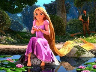 Puzzle «Rapunzel is on the loose»