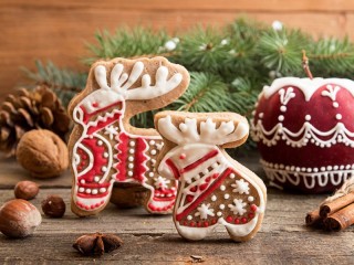 Jigsaw Puzzle «Painted gingerbread»