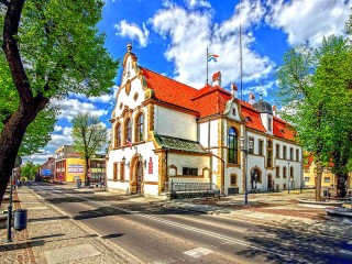 Puzzle «town hall»