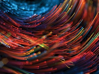 Quebra-cabeça «Colorful wave»