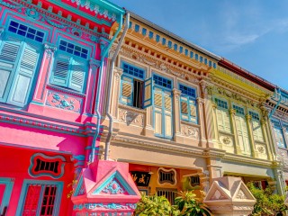 パズル «Colorful houses»