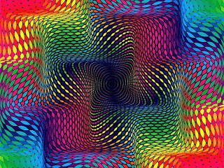 Jigsaw Puzzle «Multicolored fractal»