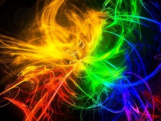 Пазл «Разноцветный дым»
