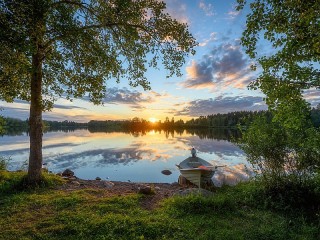 Пазл «Река в Финляндии»