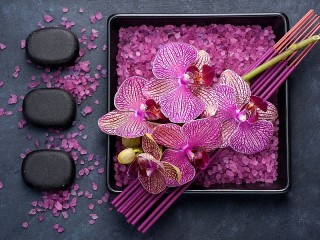 Jigsaw Puzzle «Relax with orchids»