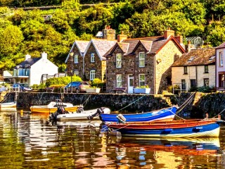 Jigsaw Puzzle «fishing town»