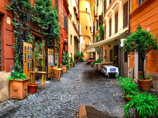 Quebra-cabeça «Roman street»