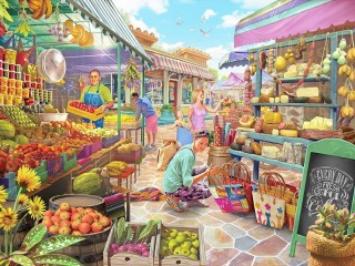 Jigsaw Puzzle «Market»