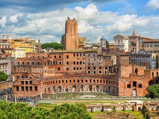 Quebra-cabeça «Market in Rome»