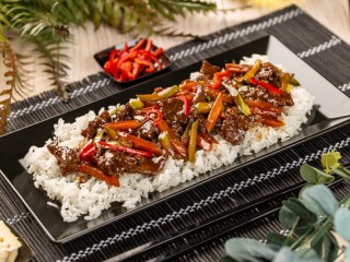 Слагалица «Rice with vegetables»