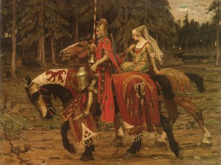 Quebra-cabeça «Knight and Princess»