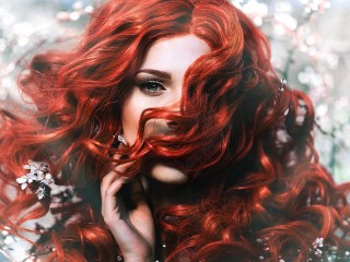 Пазл «Redhead girl»