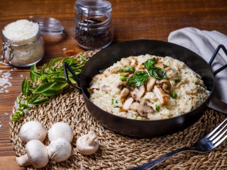 Rompecabezas «Risotto with mushrooms»