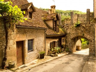 Jigsaw Puzzle «Rocamdour France»