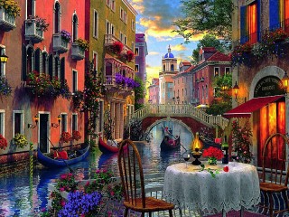 Пазл «Романтический вечер в Венеции»