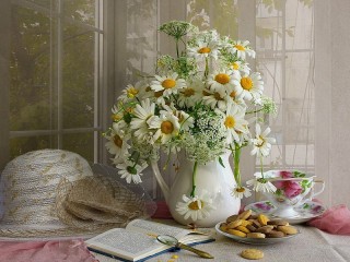 Jigsaw Puzzle «Camomile summer»