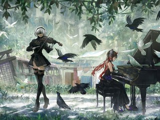 Пазл «Piano and violin»