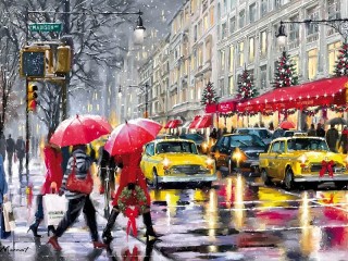 Jigsaw Puzzle «Christmas in new York»