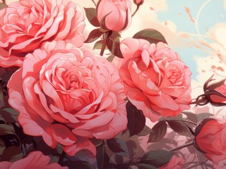 パズル «Roses»