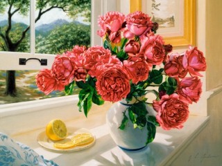 Puzzle «Roses and lemon»