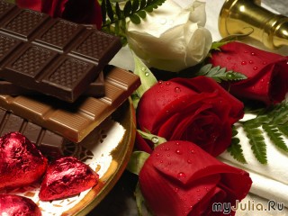 Пазл «Розы в шоколаде»