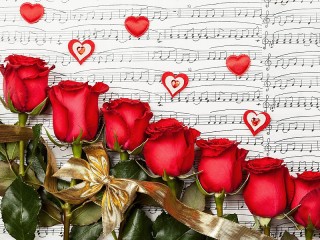 Jigsaw Puzzle «Rose song»