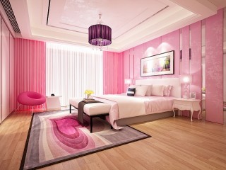 Пазл «Розовая спальня»