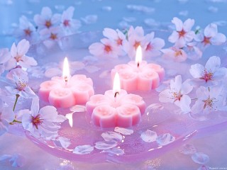 Слагалица «Pink candles»