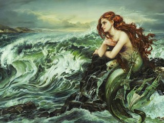 Слагалица «Mermaid awaits Prince»